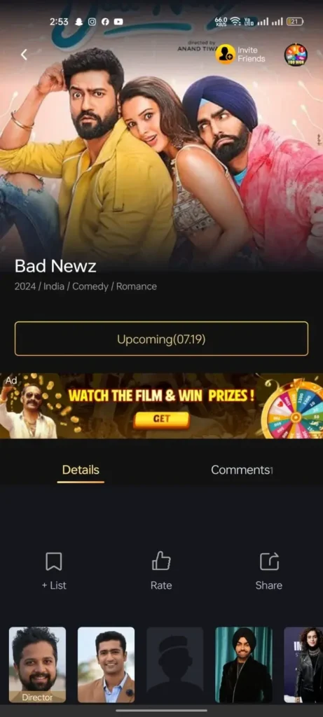 Bad nnewz movie on castle app